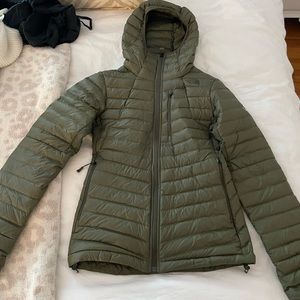 Army Green North Face Winter Jacket